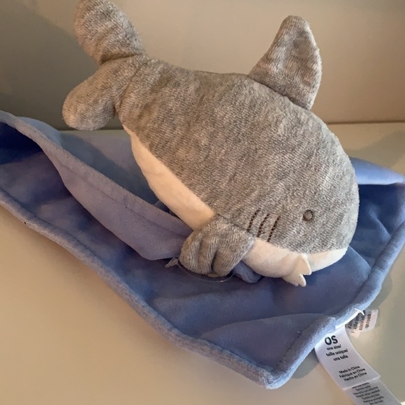 Carter’s shark rattle lovey security blanket… - Picture 3 of 3